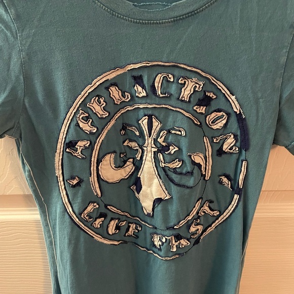 Affliction Blue T-shirt - Picture 3 of 5